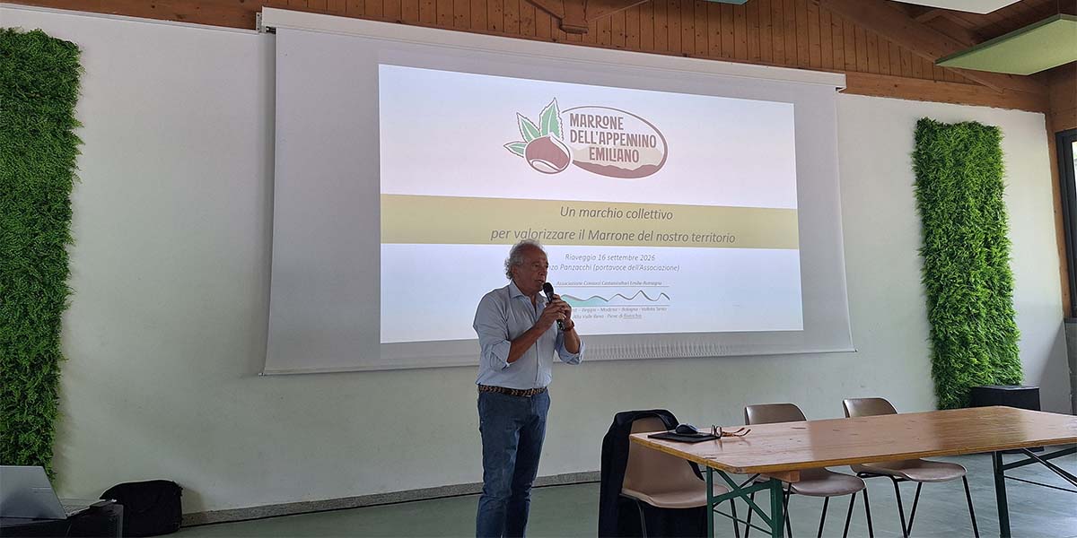 Renzo Panzacchi, presidente del Consorzio Castanicoltori dell’Appennino Bolognese e coordinatore dell’Associazione Castanicoltori Appennino Emiliano-Romagnolo